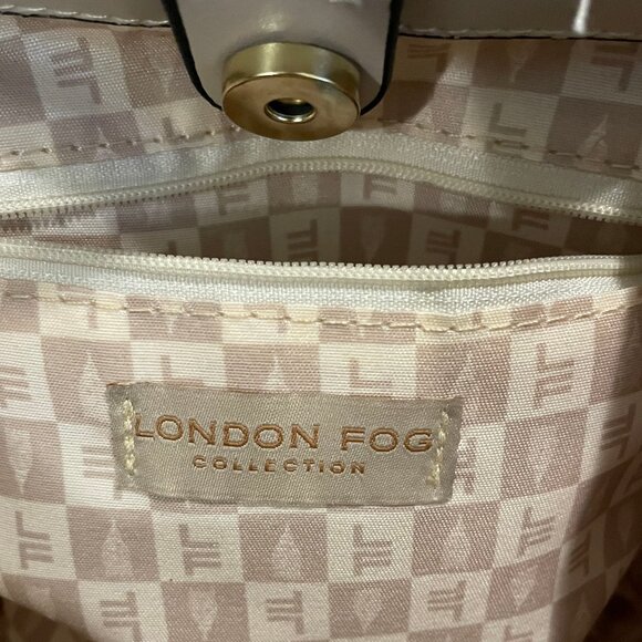 London Fog Bucket Cossbody Bag EUC - Picture 9 of 11